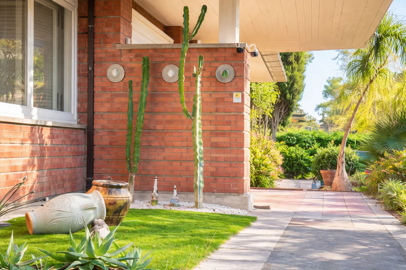Garden detail with succulents