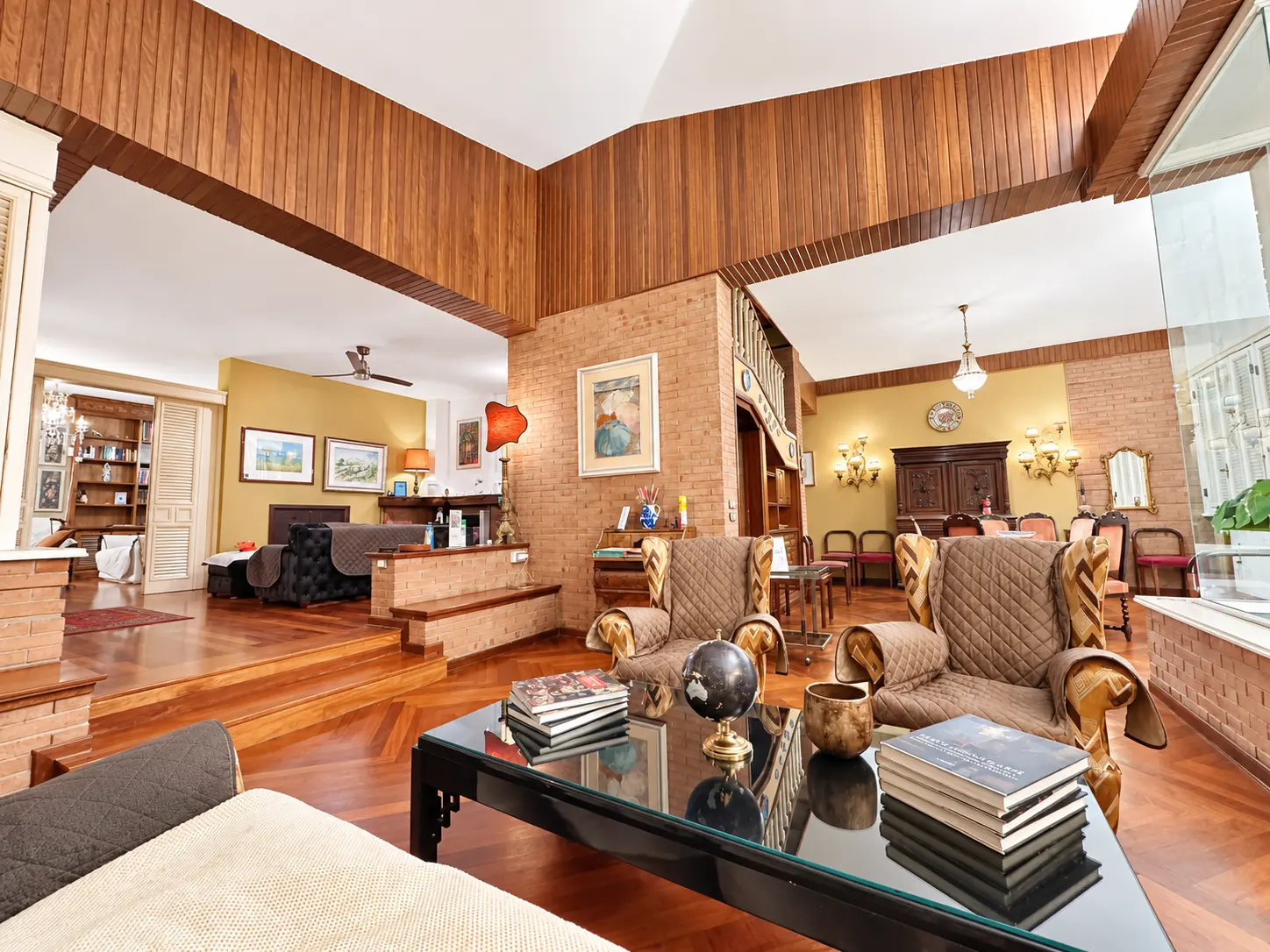 Large living room at Villa Brando